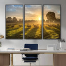 Sheep Wall Art Canvas Print – Rural Farm Animal Artwork by MyGreatCanvas | Canvas Wall Art Prints | Photo Prints & Wall Decor