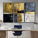 Gold Navy Abstract Wall Art Canvas Print, Modern Luxury by MyGreatCanvas | Canvas Wall Art Prints | Photo Prints & Wall Decor