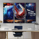 Red Wine Splash Abstract Wall Art Canvas Print, Modern Wine by MyGreatCanvas | Canvas Wall Art Prints | Photo Prints & Wall Decor