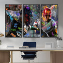 Graffiti Baseball Player Street Art Wall Art Canvas Print by MyGreatCanvas | Canvas Wall Art Prints | Photo Prints & Wall Decor