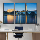 Washington DC Wall Art Canvas Print – Lincoln Memorial Night by MyGreatCanvas | Canvas Wall Art Prints | Photo Prints & Wall Decor