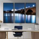 Washington DC Wall Art Canvas Print – Lincoln Memorial Night by MyGreatCanvas | Canvas Wall Art Prints | Photo Prints & Wall Decor