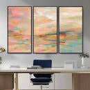 Abstract Pastel Landscape Wall Art Canvas Print – Soft Pink by MyGreatCanvas | Canvas Wall Art Prints | Photo Prints & Wall Decor