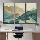 Shemelina Mountain Landscape, Mountains at Dawn Wall Art by MyGreatCanvas | Canvas Wall Art Prints | Photo Prints & Wall Decor