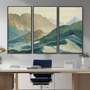 Abstract Mountain Landscape Wall Art Canvas Print – Textured by MyGreatCanvas | Canvas Wall Art Prints | Photo Prints & Wall Decor