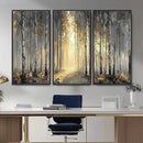 Abstract Birch Forest Wall Art Canvas Print – Modern Neutral by MyGreatCanvas | Canvas Wall Art Prints | Photo Prints & Wall Decor