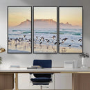 Seagulls Over Ocean Wall Art Canvas Print – Coastal Beach by MyGreatCanvas | Canvas Wall Art Prints | Photo Prints & Wall Decor
