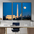 Washington DC Skyline Wall Art Canvas Print – Lincoln by MyGreatCanvas | Canvas Wall Art Prints | Photo Prints & Wall Decor