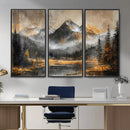 Mountain Lake Canvas Wall Art — Rustic Forest Landscape by MyGreatCanvas | Canvas Wall Art Prints | Photo Prints & Wall Decor
