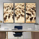 Texas Longhorn Sepia Canvas Wall Art, Western Cattle by MyGreatCanvas | Canvas Wall Art Prints | Photo Prints & Wall Decor