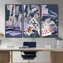 Playing Cards Canvas Wall Art | Casino Game Room Decor, by MyGreatCanvas | Canvas Wall Art Prints | Photo Prints & Wall Decor