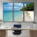Puerto Rico Beach Paradise Wall Art – Tropical Coastal Print by MyGreatCanvas | Canvas Wall Art Prints | Photo Prints & Wall Decor