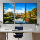 Charlotte Skyline Canvas Wall Art Print – North Carolina Cityscape Photography Print by MyGreatCanvas | Canvas Wall Art Prints | Photo Prints & Wall Decor