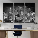Charlotte Skyline Canvas Wall Art Print – North Carolina Cityscape Photography Print by MyGreatCanvas | Canvas Wall Art Prints | Photo Prints & Wall Decor