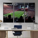 State Farm Stadium Canvas Wall Art, Arizona Cardinals Football Stadium Print, Glendale NFL Arena Photography Artwork by MyGreatCanvas | Canvas Wall Art Prints | Photo Prints & Wall Decor