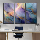 Colorful Abstract Canvas Wall Art Print, Vibrant Popup Color Art Print