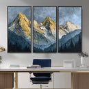 Abstract Mountain Wall Art Canvas Print Modern Landscape Painting Print by MyGreatCanvas | Canvas Wall Art Prints | Photo Prints & Wall Decor