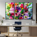 Oil Flower Abstract Canvas Print by MyGreatCanvas | Canvas Wall Art Prints | Photo Prints & Wall Decor