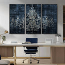 Dark Chandelier Wall Art Canvas Print by MyGreatCanvas | Canvas Wall Art Prints | Photo Prints & Wall Decor