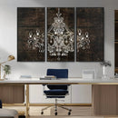 Rustic Chandelier Canvas Print by MyGreatCanvas | Canvas Wall Art Prints | Photo Prints & Wall Decor