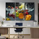 Kithen Vegetables World Wall Art Canvas Print