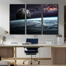 Space and Planet Canvas Print by MyGreatCanvas | Canvas Wall Art Prints | Photo Prints & Wall Decor