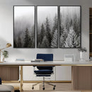 Big Foggy Forest and Misty Trees Forest Wall Art Canvas by MyGreatCanvas | Canvas Wall Art Prints | Photo Prints & Wall Decor
