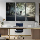 Cycling Road Bike in the Morning, Cycling Road Bike Canvas by MyGreatCanvas | Canvas Wall Art Prints | Photo Prints & Wall Decor