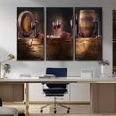 Wine and Barrels Wall Art Canvas Print by MyGreatCanvas | Canvas Wall Art Prints | Photo Prints & Wall Decor