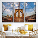 Brooklyn Bridge Manhattan Wall Art Canvas Print by MyGreatCanvas | Canvas Wall Art Prints | Photo Prints & Wall Decor