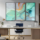 Colorful Marble Fluid Effect Canvas Wall Art Print by MyGreatCanvas | Canvas Wall Art Prints | Photo Prints & Wall Decor