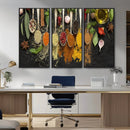 Kitchen Spice Wall Art Canvas Print