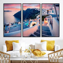 Greece Santorini Wall Art Landscape Canvas Print