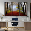 Foggy Forest Wall Art Landscape Canvas Print