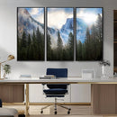 Half Dome Yosemite Calinia Wall Art Canvas Print El Capitan by MyGreatCanvas | Canvas Wall Art Prints | Photo Prints & Wall Decor