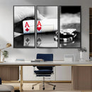 Aces Poker Art Poker Game Wall Art Canvas Print by MyGreatCanvas | Canvas Wall Art Prints | Photo Prints & Wall Decor