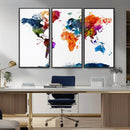 World Map Canvas Print – Detailed Map of the World Wall Art by MyGreatCanvas | Canvas Wall Art Prints | Photo Prints & Wall Decor