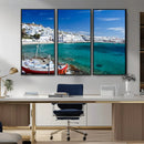 Santorini Wall Art Canvas Print by MyGreatCanvas | Canvas Wall Art Prints | Photo Prints & Wall Decor