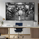 American Football Wall Art Canvas Print Framed Stadium Sport
