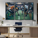 American Football Playing Wall Art Canvas Print by MyGreatCanvas | Canvas Wall Art Prints | Photo Prints & Wall Decor