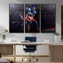 American Football Wall Art Canvas Print, Stadium Sport Wall by MyGreatCanvas | Canvas Wall Art Prints | Photo Prints & Wall Decor