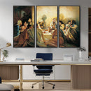 Last Supper Wall Art Canvas Print, Framed Jesus Painting Art