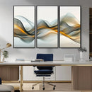 Abstract Wave Canvas Wall Art – Fluid Contemporary Elegance by MyGreatCanvas | Canvas Wall Art Prints | Photo Prints & Wall Decor
