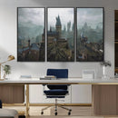 Disney Castle Wall Art Canvas Print, Living Kids Home Room