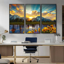 Grand Teton Park Sunrise Wall Art – Vibrant Landscape Canvas by MyGreatCanvas | Canvas Wall Art Prints | Photo Prints & Wall Decor