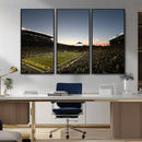 Oregon Ducks Football Team Print - Eugene Autzen Stadium