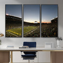 Oregon Ducks Football Team Print - Eugene Autzen Stadium