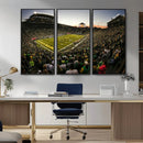 Oregon Stadium Canvas Wall Art - Captivating Game Day Scene