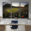 Oregon Stadium Canvas Wall Art - Captivating Game Day Scene