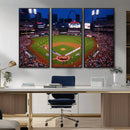 St. Louis Cardinals Baseball Team Print - Busch Stadium Wall by MyGreatCanvas | Canvas Wall Art Prints | Photo Prints & Wall Decor